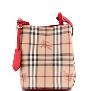 Burberry Lorne Bucket Bag Haymarket #229534B96B